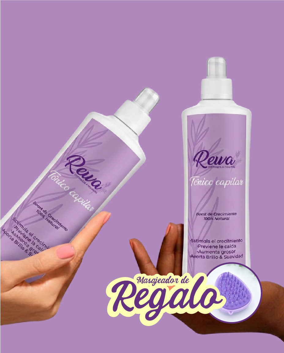 2 Tónicos | Kit Reto REWA 30 Días + masajeador